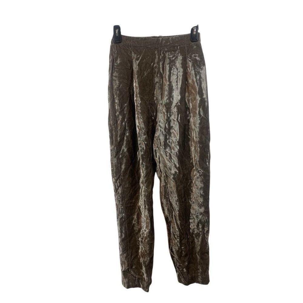 Double D Ranch Wear Brown Velour Pants Size XS